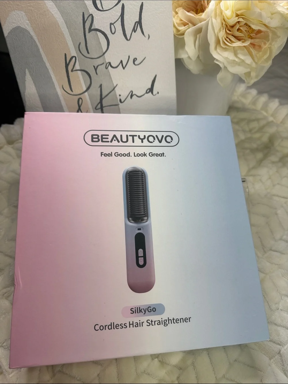 Beautyovo Travel SilkiGo Cordless Hair Straightener